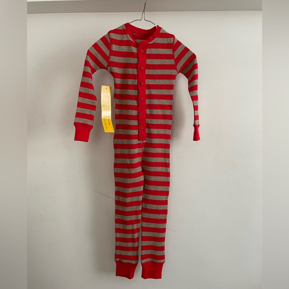 NWT Crewcuts Little Boys Waffle Onesie Long-John